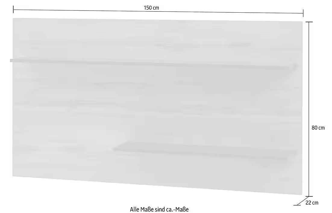 Sienas TV panelis ar plauktiem 74455220