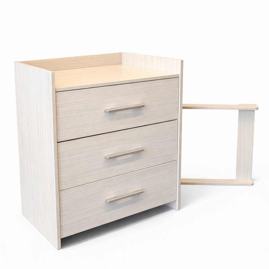 Pārtinamā kumode zīdaiņiem ar noņemamu virsmu