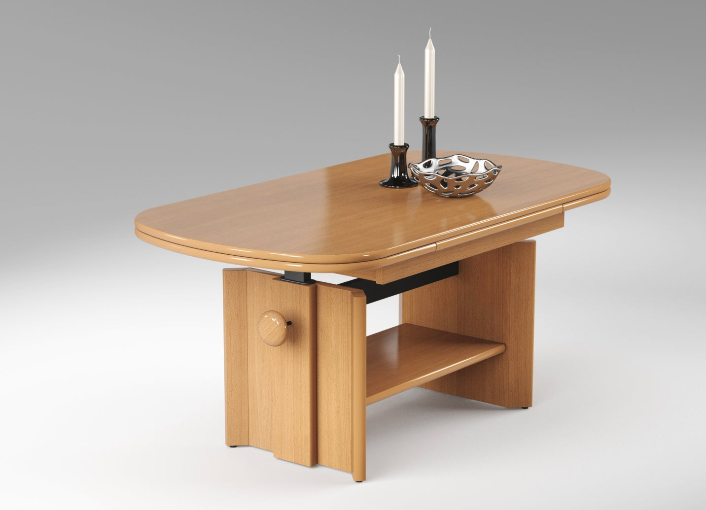 Augstumā regulējams un izvelkams kafijas galds (Art. 15530)