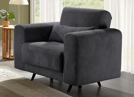 Atpūtas krēsls ar guļamfunkciju, antracīta krāsā