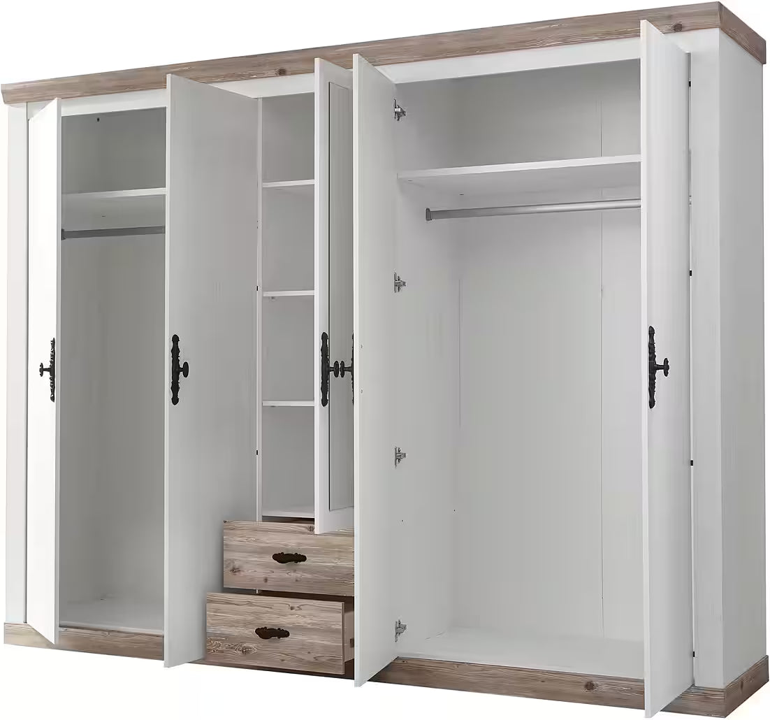 Liels drēbju skapis ar spoguļi 93348555