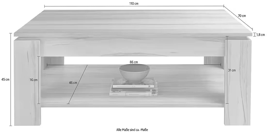 Kafijas galds no masīvkoka 48798543