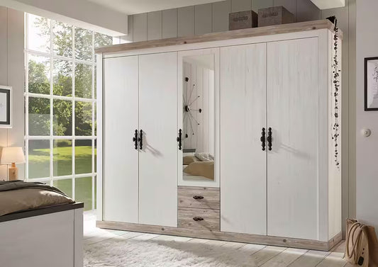 Liels drēbju skapis ar spoguļi 93348555