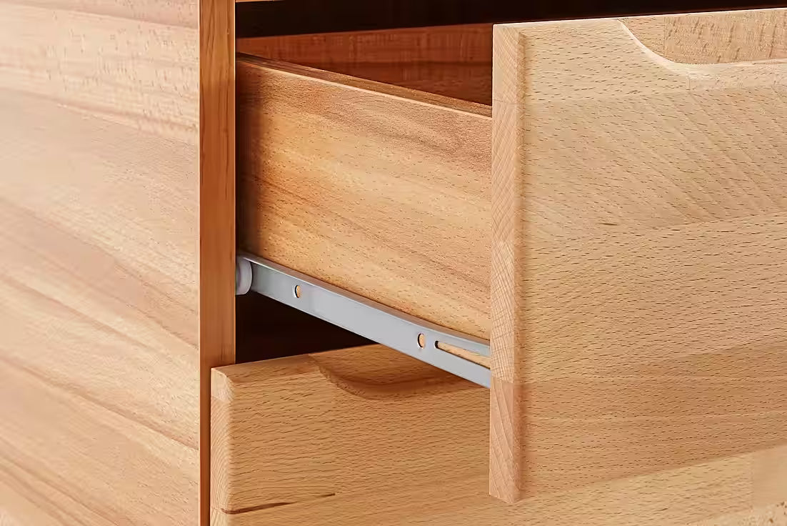 Masīvkoka vitrīna ar LED apgaismojumu 415998