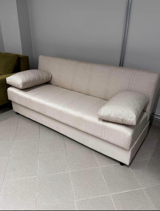 Dīvāns ar guļamo funkciju un veļas kasti